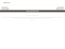 Tablet Screenshot of legacies.com